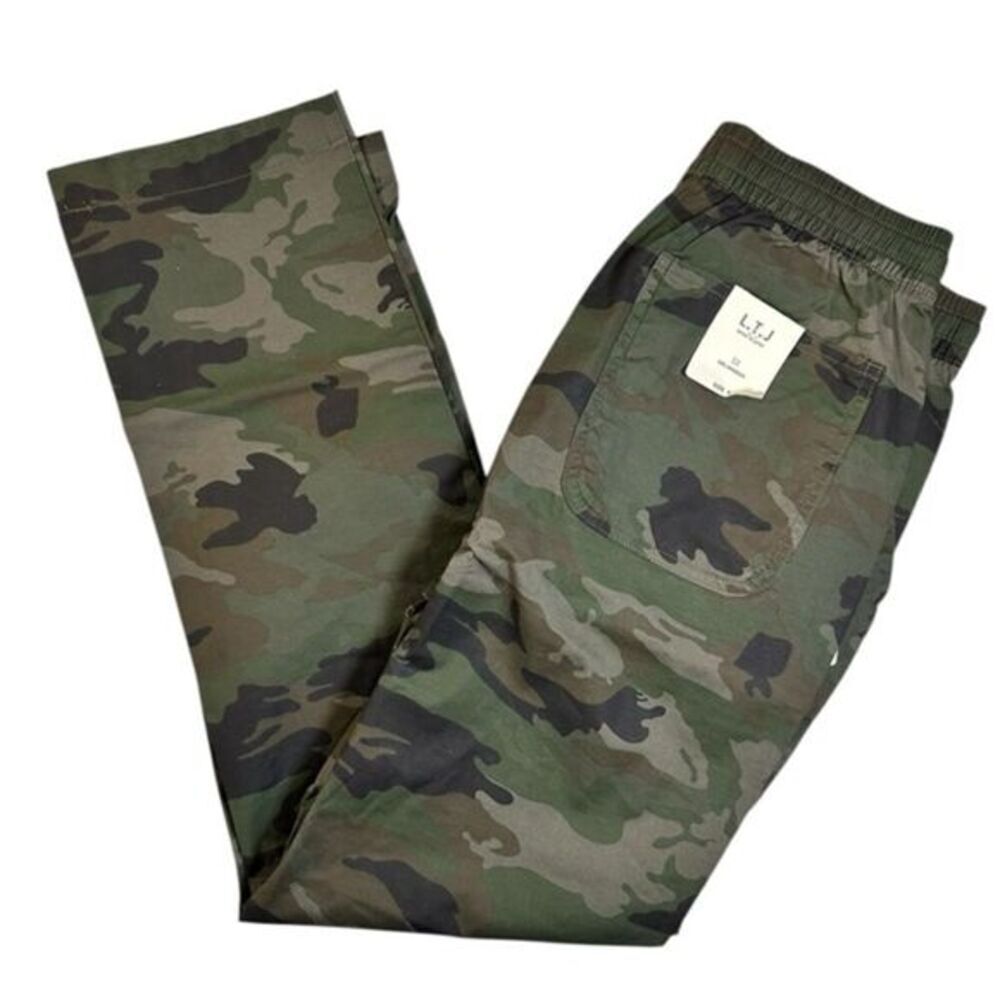 NWT Anthropologie Women’s Pull On Drawstring Camo Pants Pockets - Size Small - Picture 2 of 10